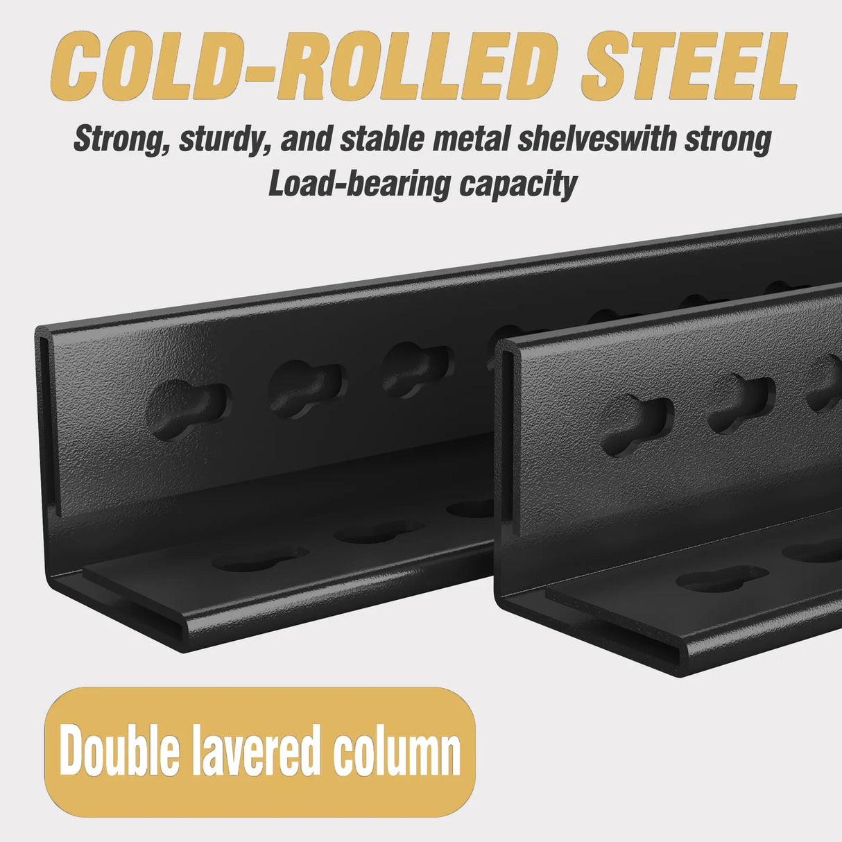 5-Tier Adjustable Metal Storage Shelving Unit - Omega Lifestyles