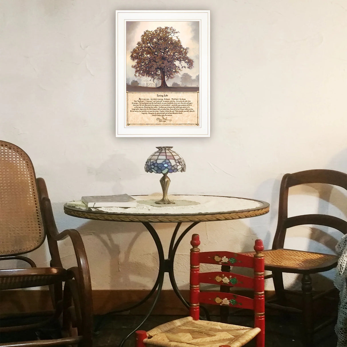 Multicolor Framed Paper Wall Art Print - Omega Lifestyles