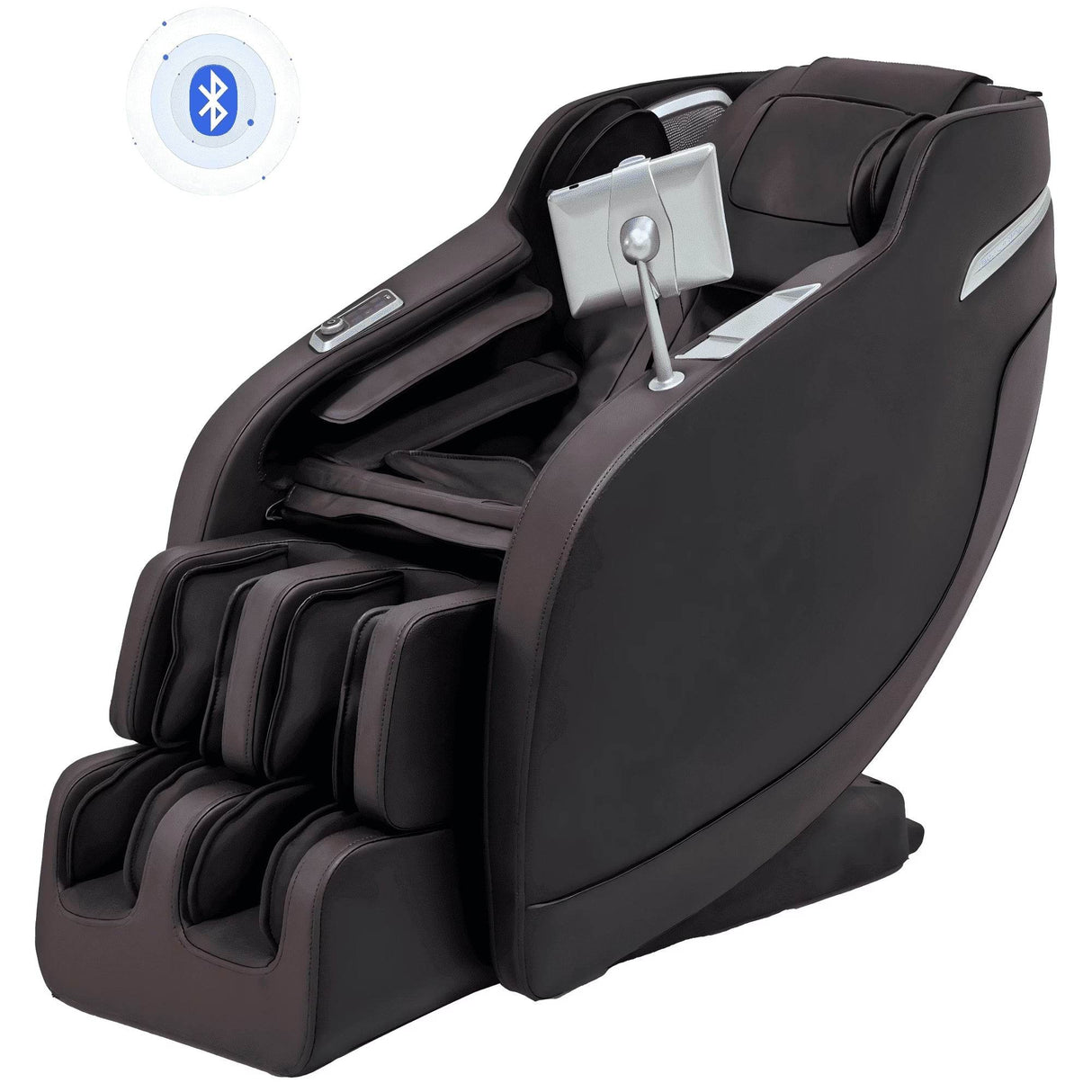 4D Massage Chair with 55" SL Track, 2 Zero Gravity Modes, Voice Control, Heating, Leather