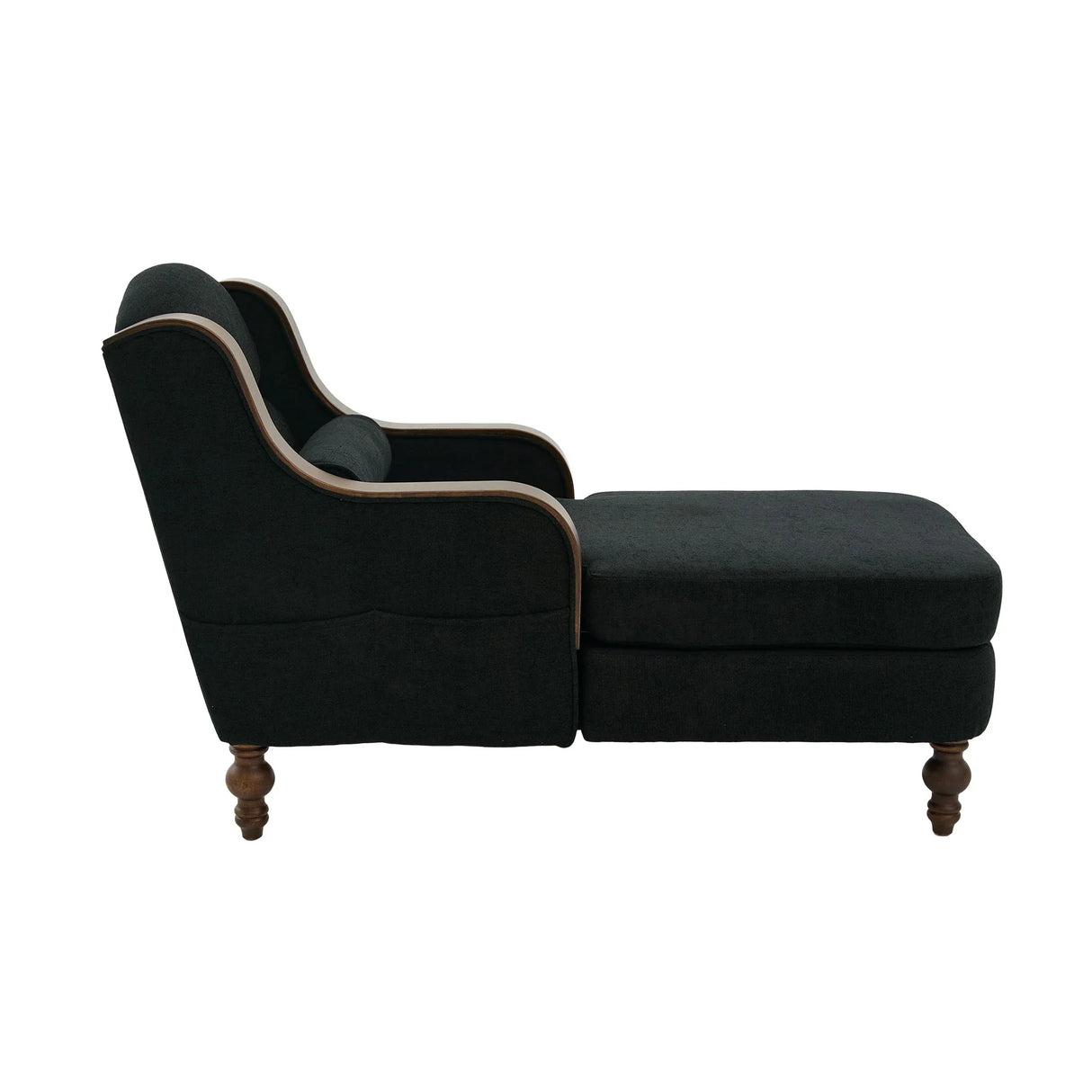 Oversized Chenille Fabric Recliner Lounge Chair with Storage - Omega Lifestyles