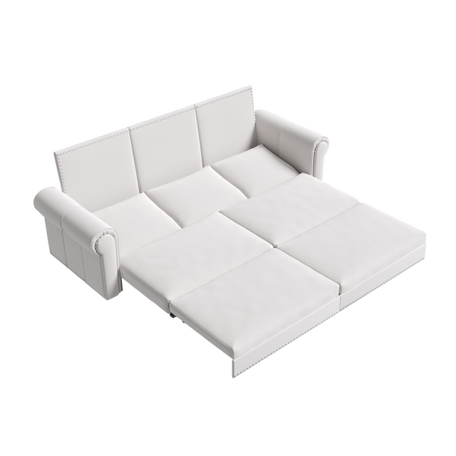 3-in-1 Velvet Convertible Sleeper Sofa Bed