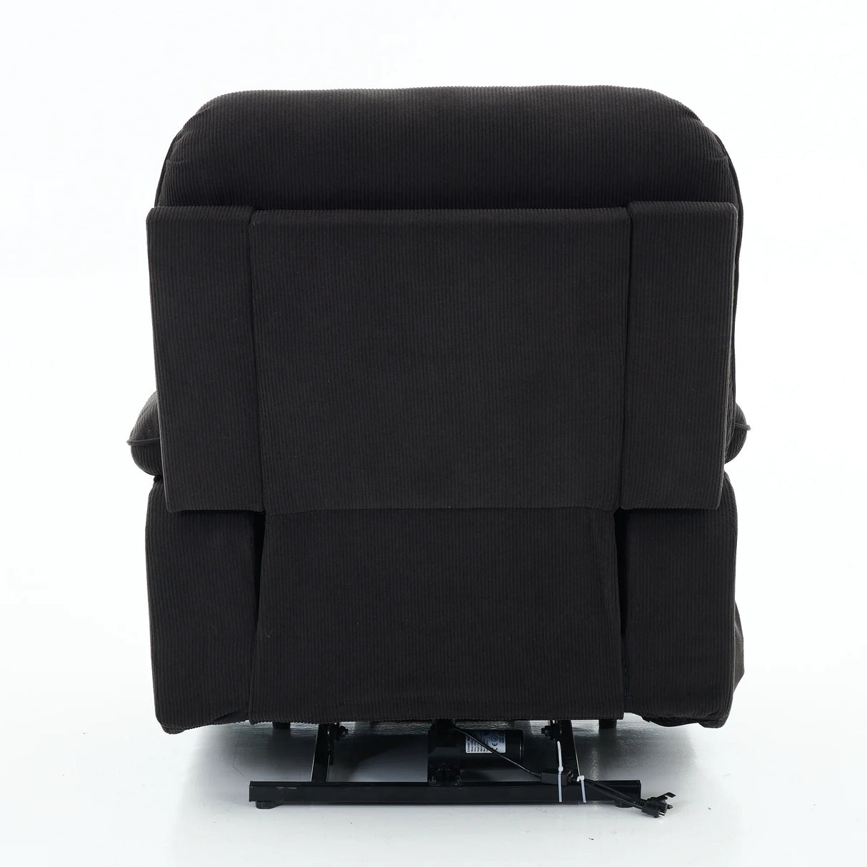 Medium-Firm Corduroy Remote-Controlled Heating Massage Recliner - Omega Lifestyles