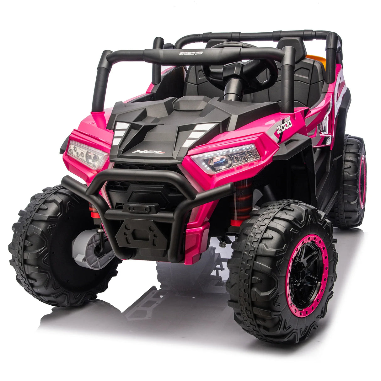 24V Dual-Seat Kids Ride-On UTV With Remote Control - Omega Lifestyles