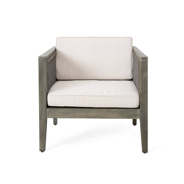 4-Piece Acacia Wood Outdoor Patio Furniture Set - Omega Lifestyles