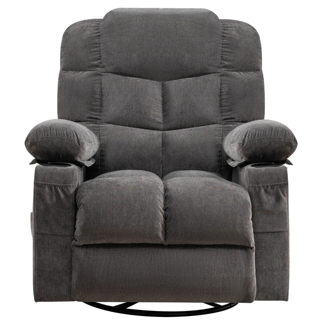 Oversized Soft Massage Recliner Chair With Heating - Omega Lifestyles