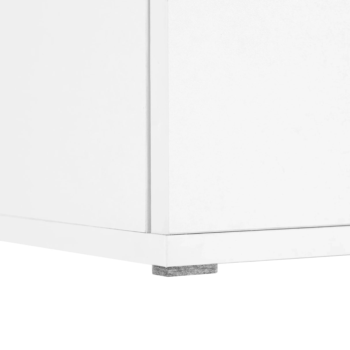 Modern App-Controlled LED Light White Marble TV Stand - Omega Lifestyles