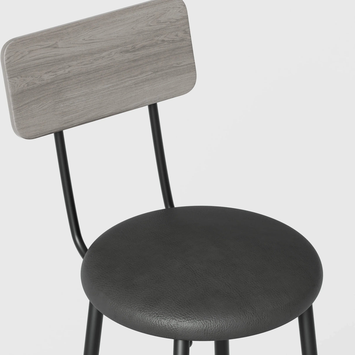 Bar Table Set With 4 PU Upholstered Soft Seat Stools - Omega Lifestyles