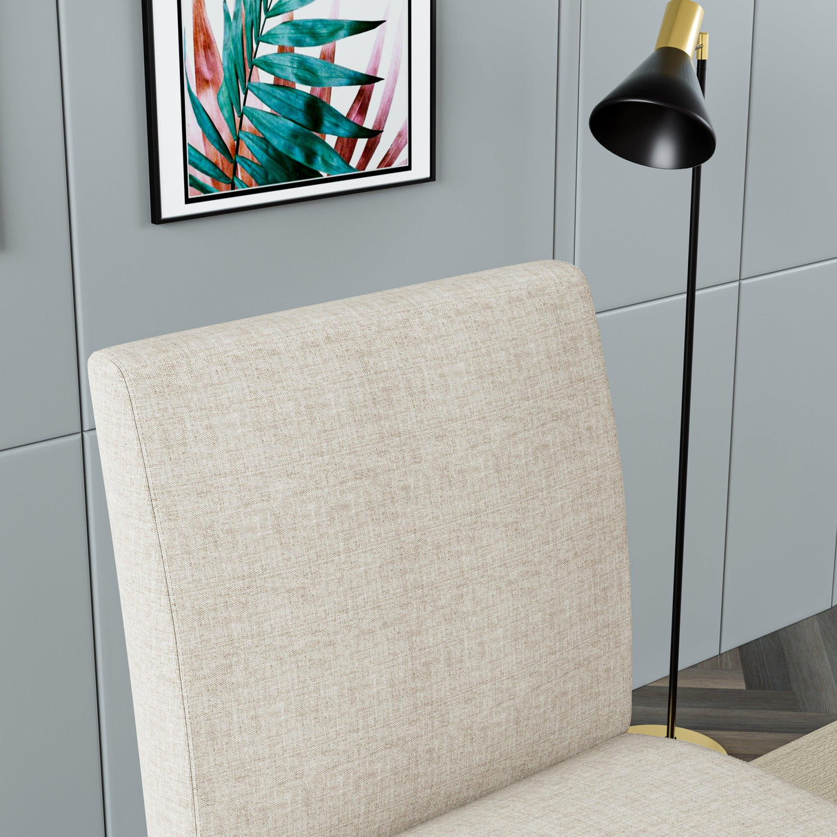 Fabric Accent Chair Set Of 2 With Round Wood Table - Omega Lifestyles