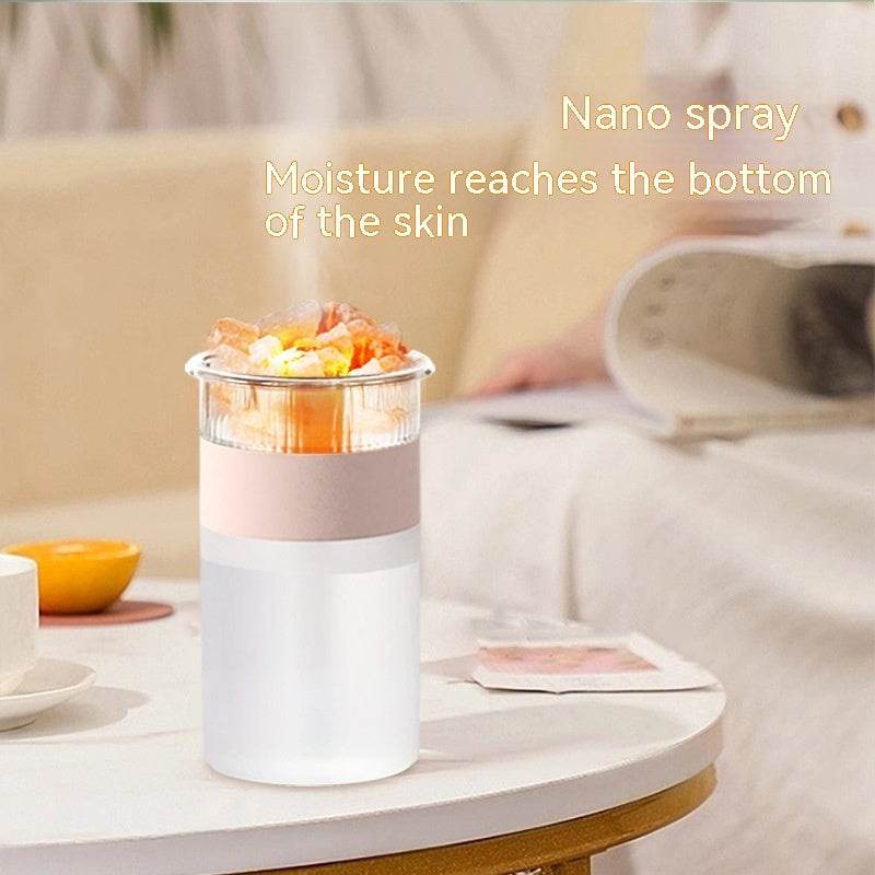 USB Aromatherapy Diffuser with Himalayan Salt Night Light - Sleep Galleria