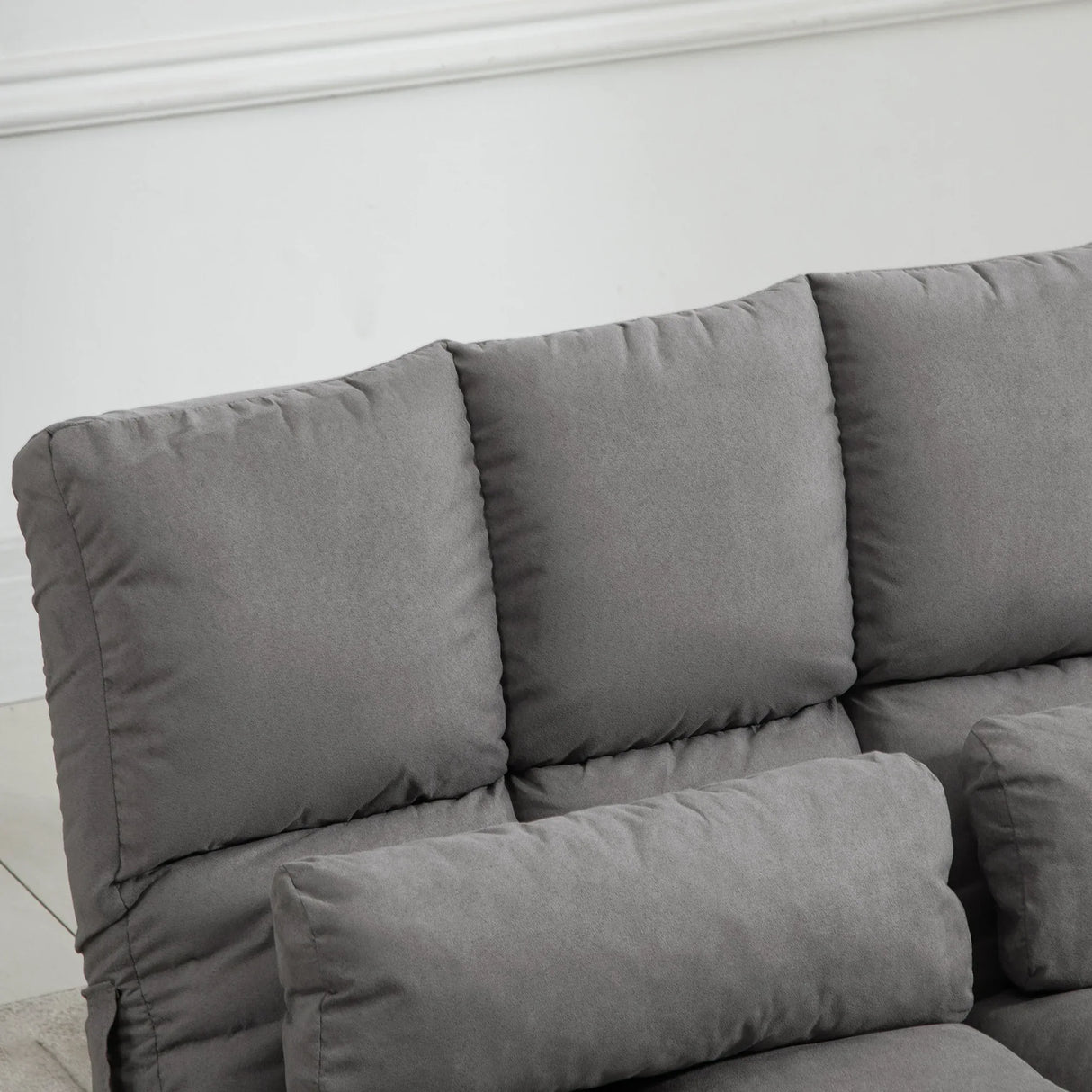 Convertible Floor Sofa Bed Chair With 2 Pillows - Omega Lifestyles