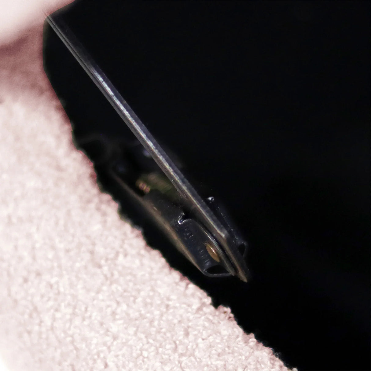 Pink Faux Fur Upholstered Storage Bench With Gold Legs - Omega Lifestyles