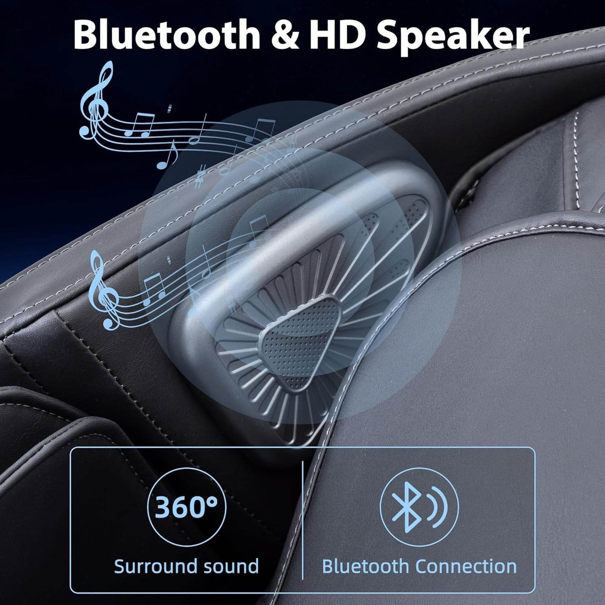 2025 A303 Massage Chair Irest System, Full Body with Heat, Zero Gravity, SL Track Shiatsu Recliner with Automatic Body Scan, Footrest Calfrest Exntension (Black)