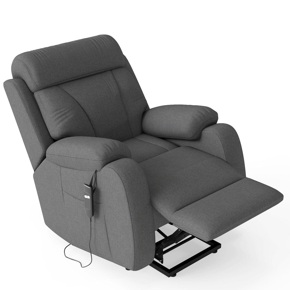Power Lift Plush Snowflake Velvet Recliner Chair - Omega Lifestyles
