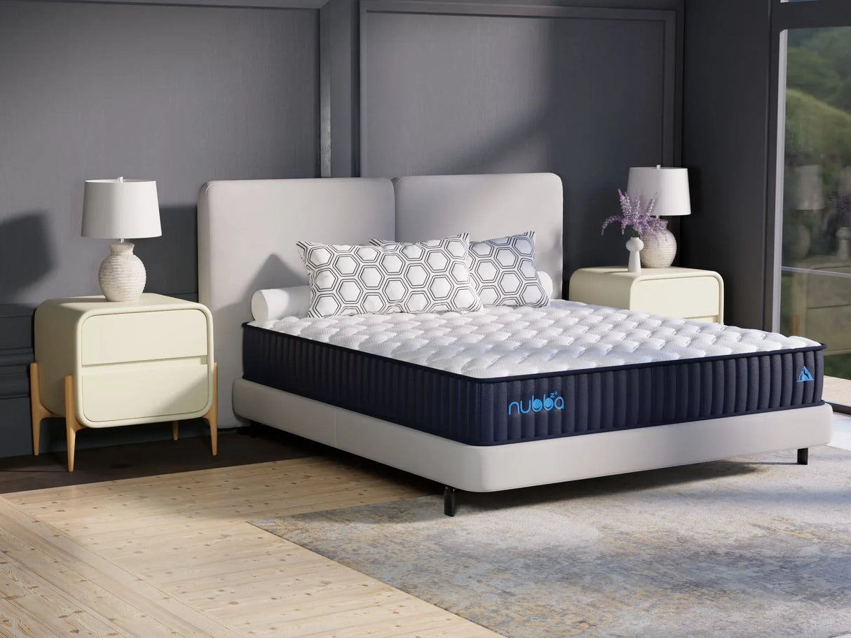 Twin Firm 12-Inch Hybrid Memory Foam Mattress - Omega Lifestyles
