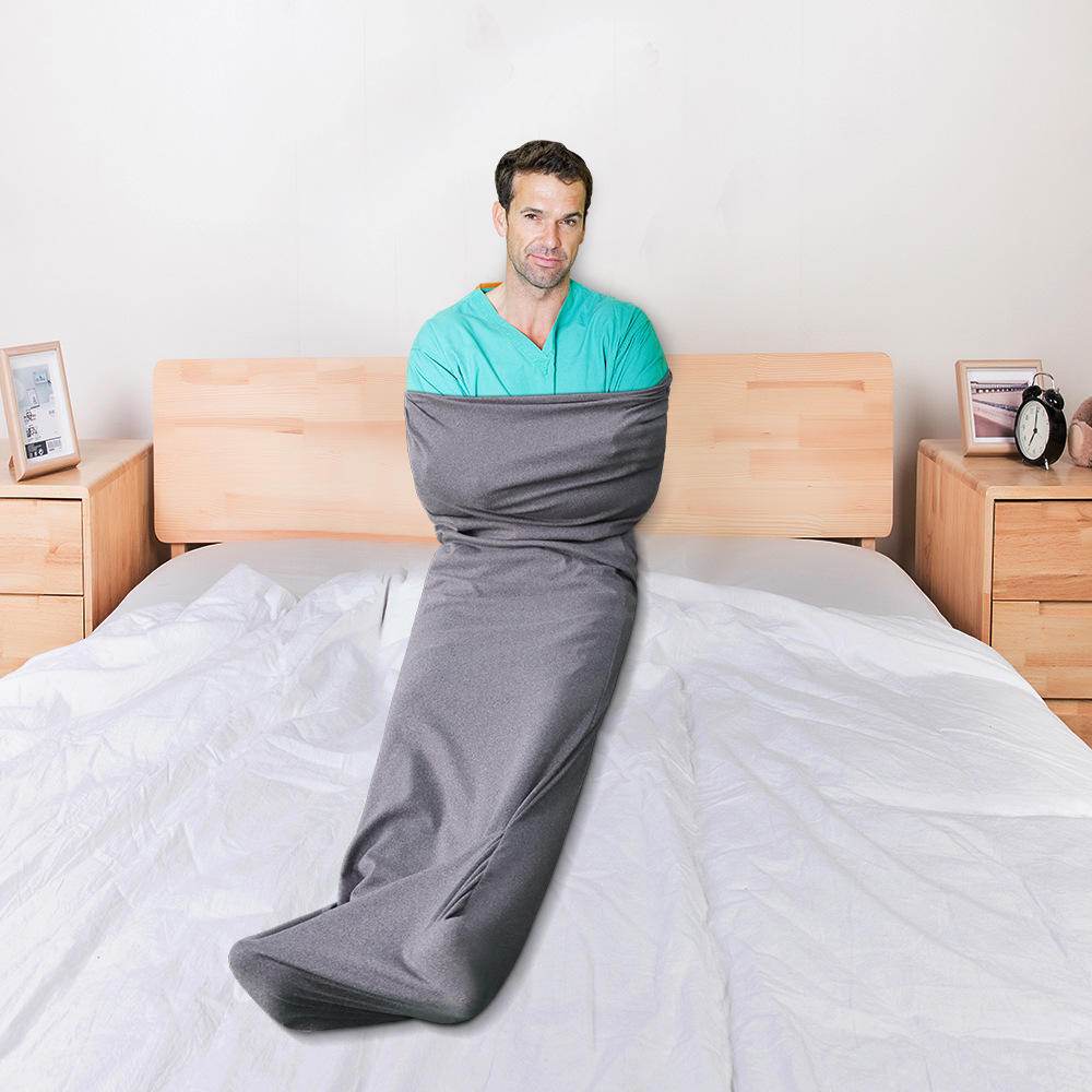 Cooling Wearable Weighted Blanket With Foot Pocket - Sleep Galleria