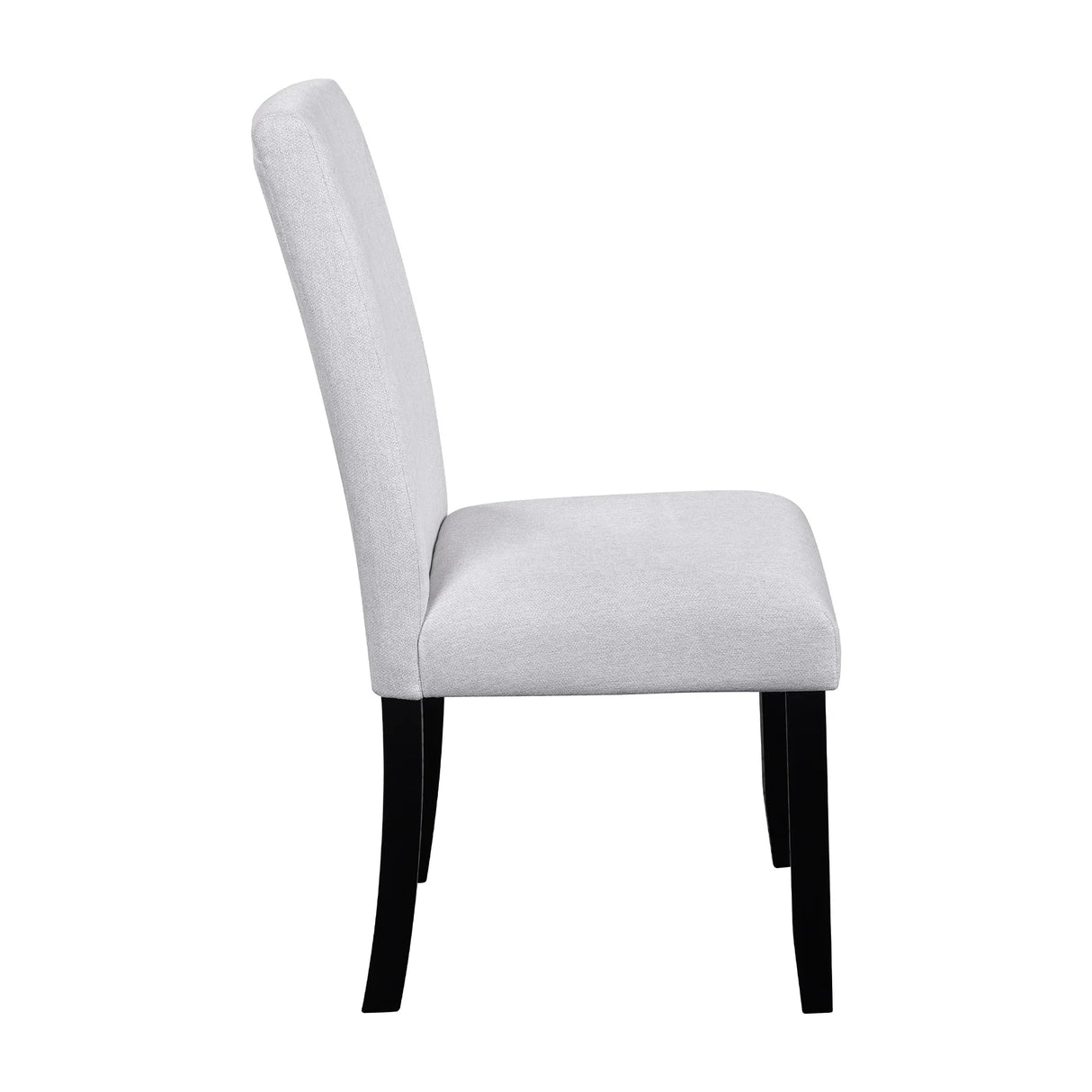 5-Piece Round Solid Wood Dining Table Set With Upholstered Chairs - Omega Lifestyles