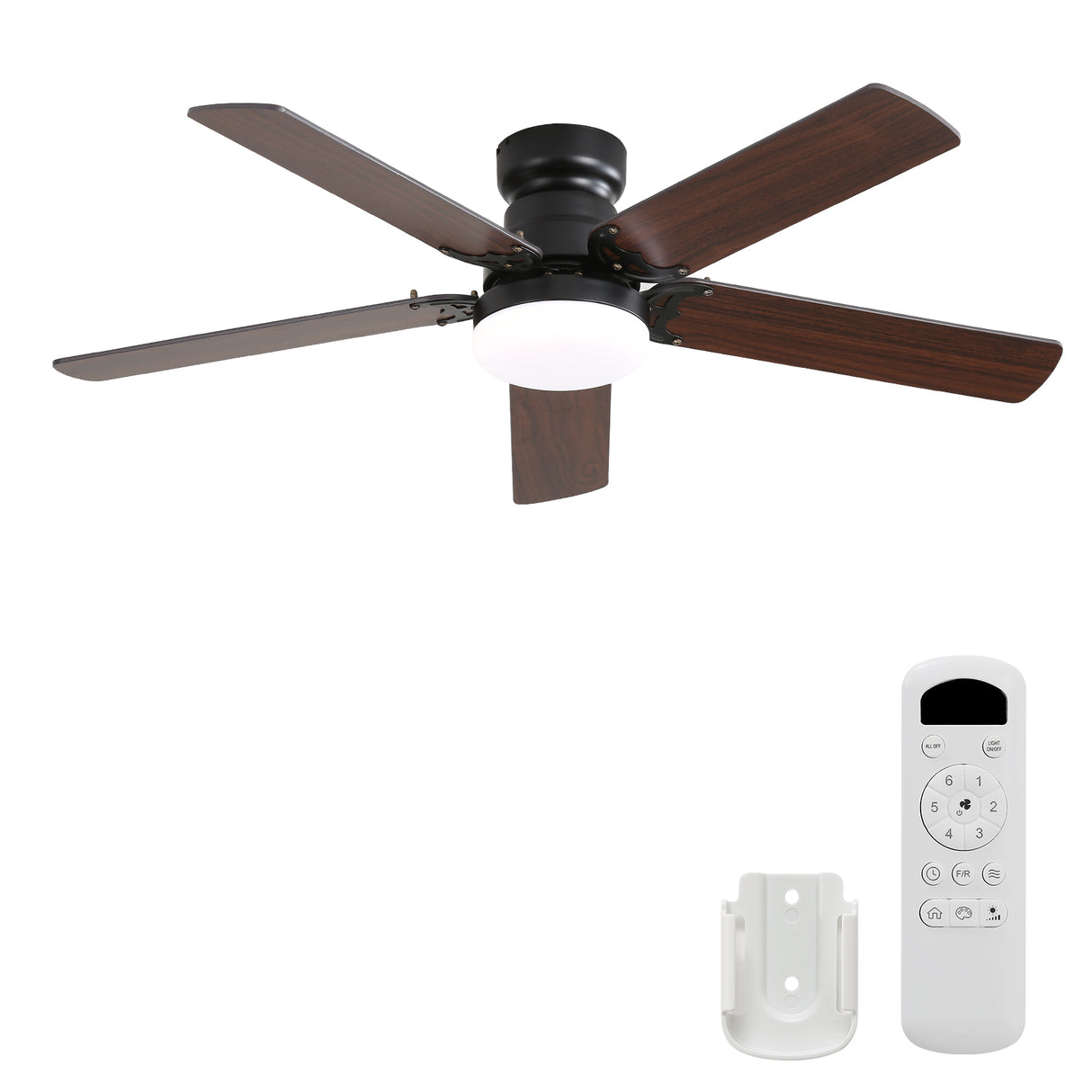 42-Inch Modern Ceiling Fan With Remote Control
