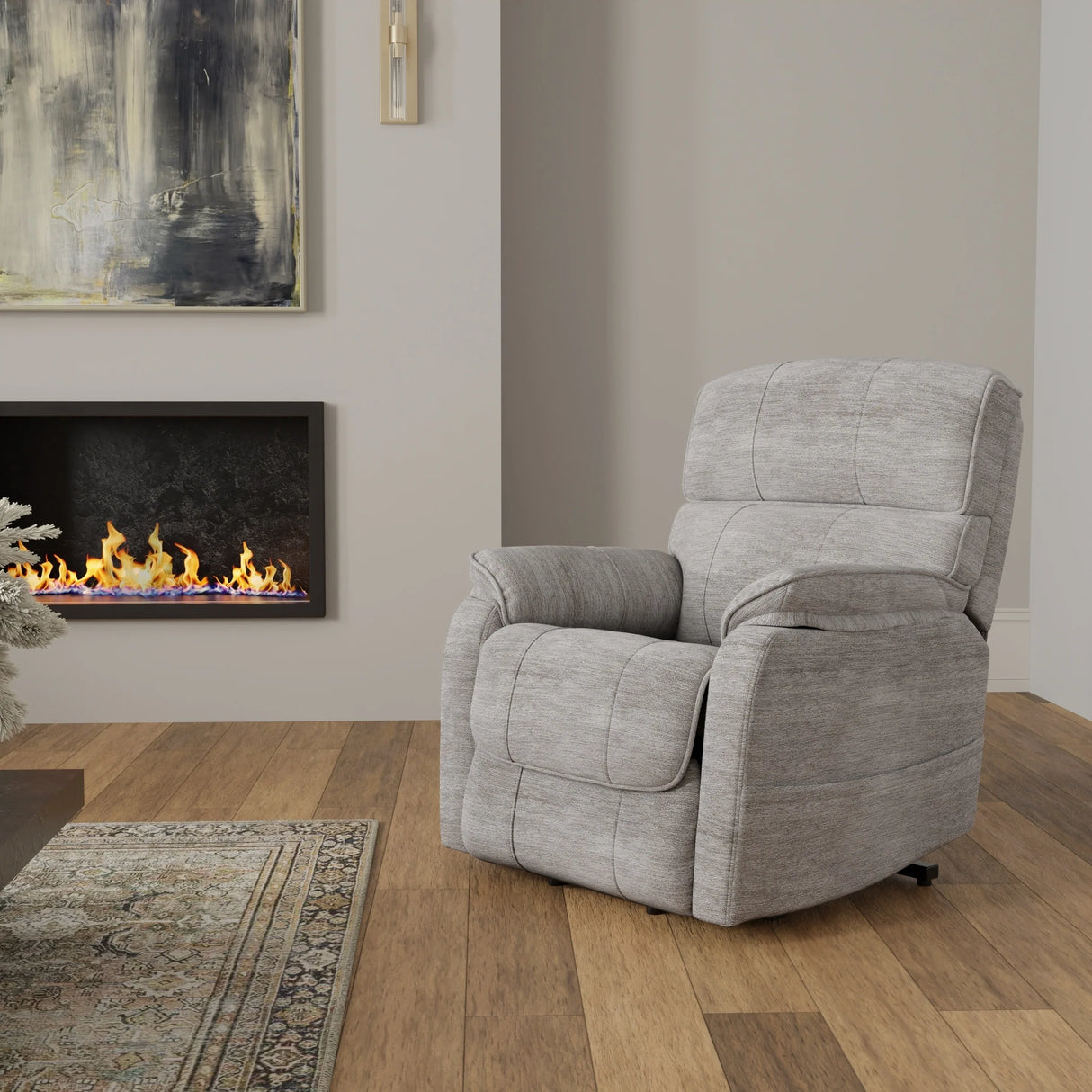 Ultra-Soft Plush Fabric Power Lift Recliner Chair - Omega Lifestyles