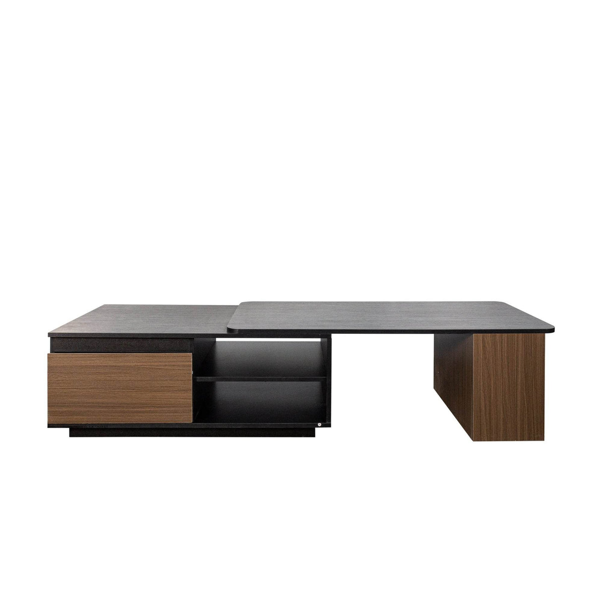 Expandable Length Adjustable Wood Coffee Table With Drawers - Sleep Galleria