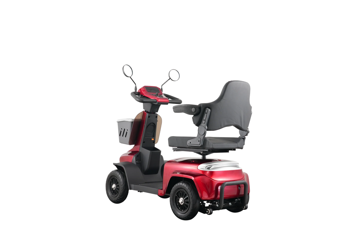 Heavy Duty 4 Wheel Mobility Scooter With Magnetic Brake - Omega Lifestyles