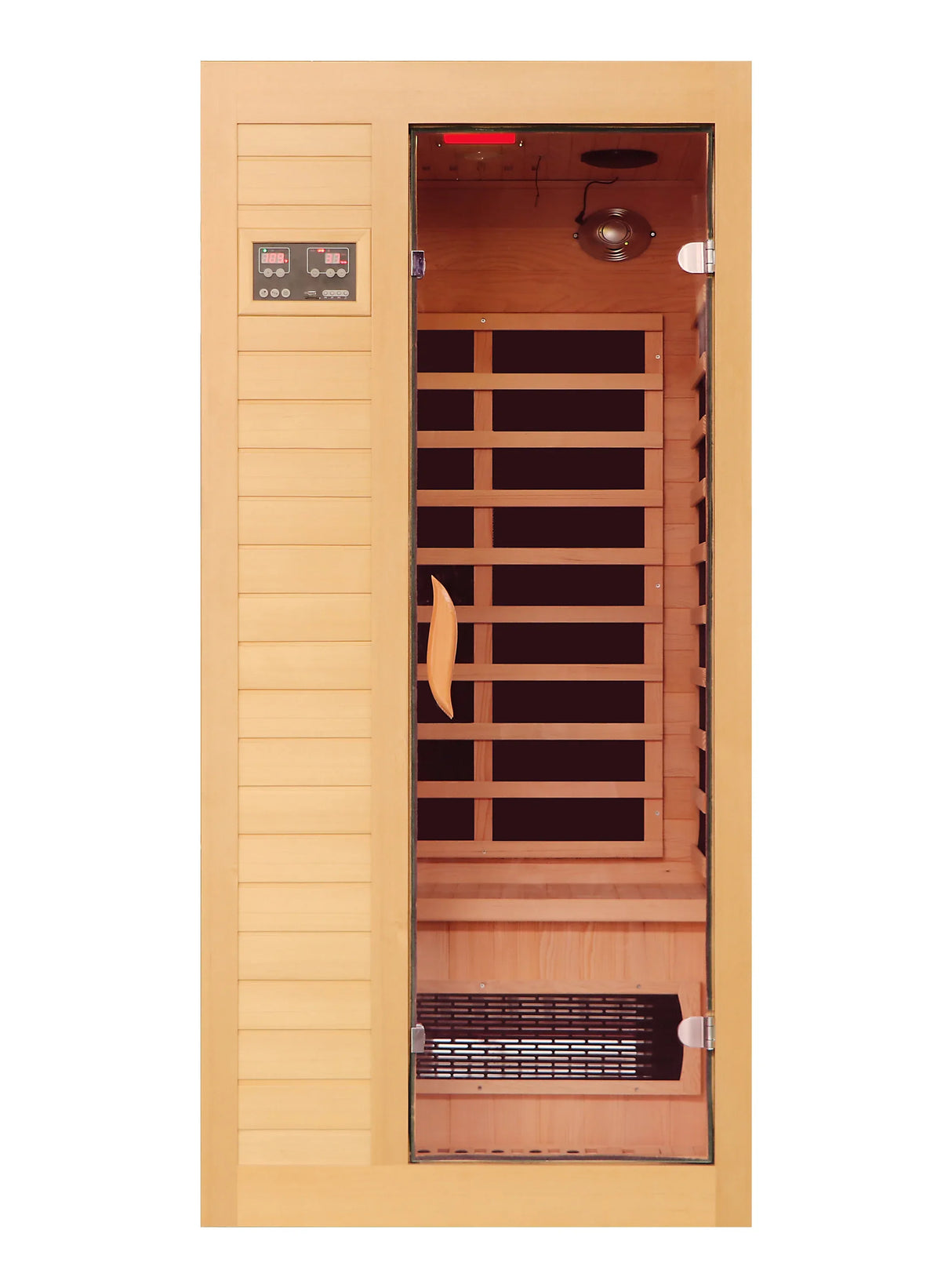 Hemlock Wood Low EMF FAR Infrared Sauna For Home Indoor - Omega Lifestyles