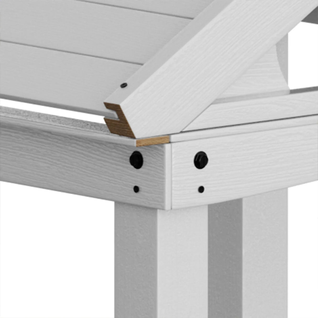 Outdoor Wooden Kids Playhouse With Bench and Door - Omega Lifestyles