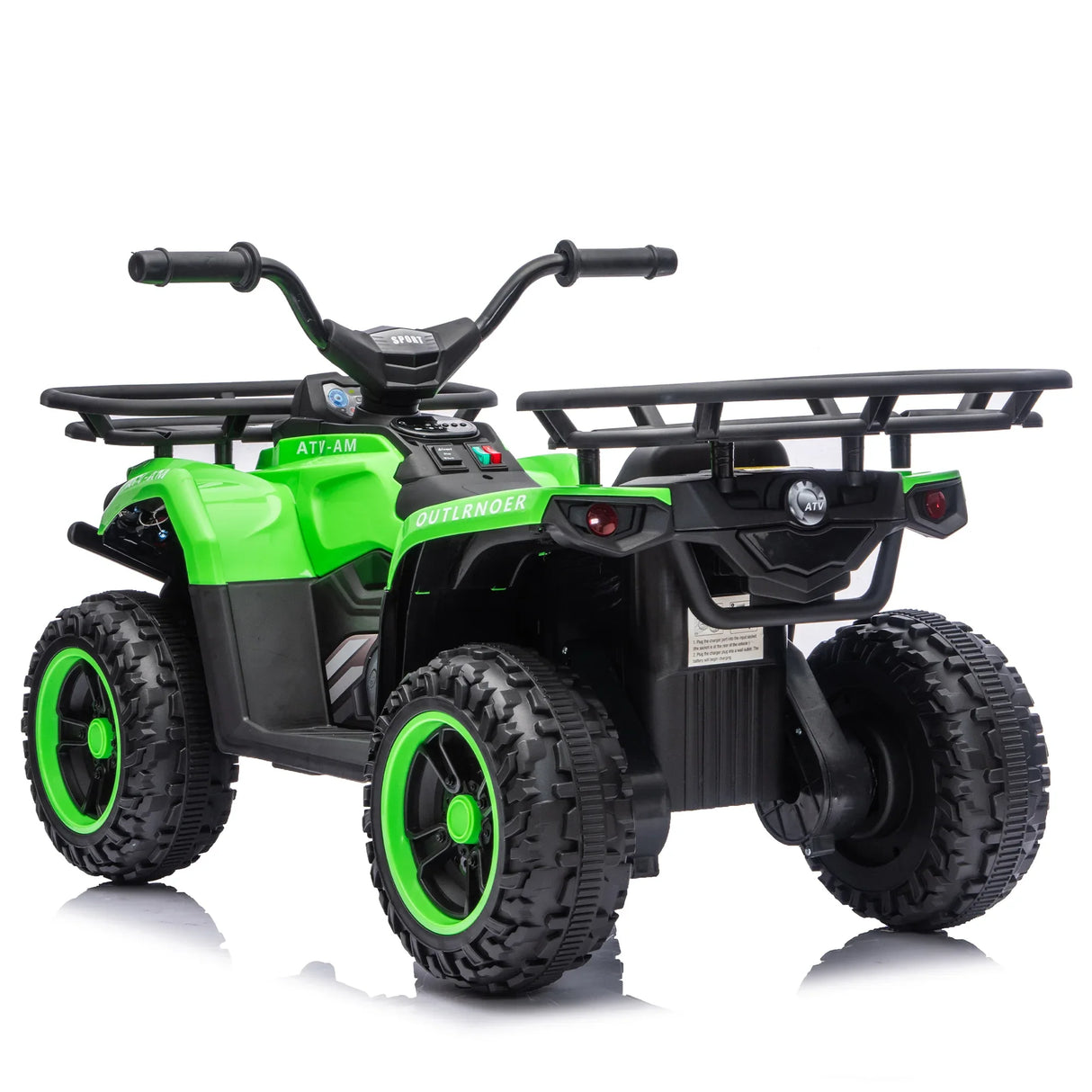 24V High-Power Kids Ride On ATV With LED Headlights - Omega Lifestyles