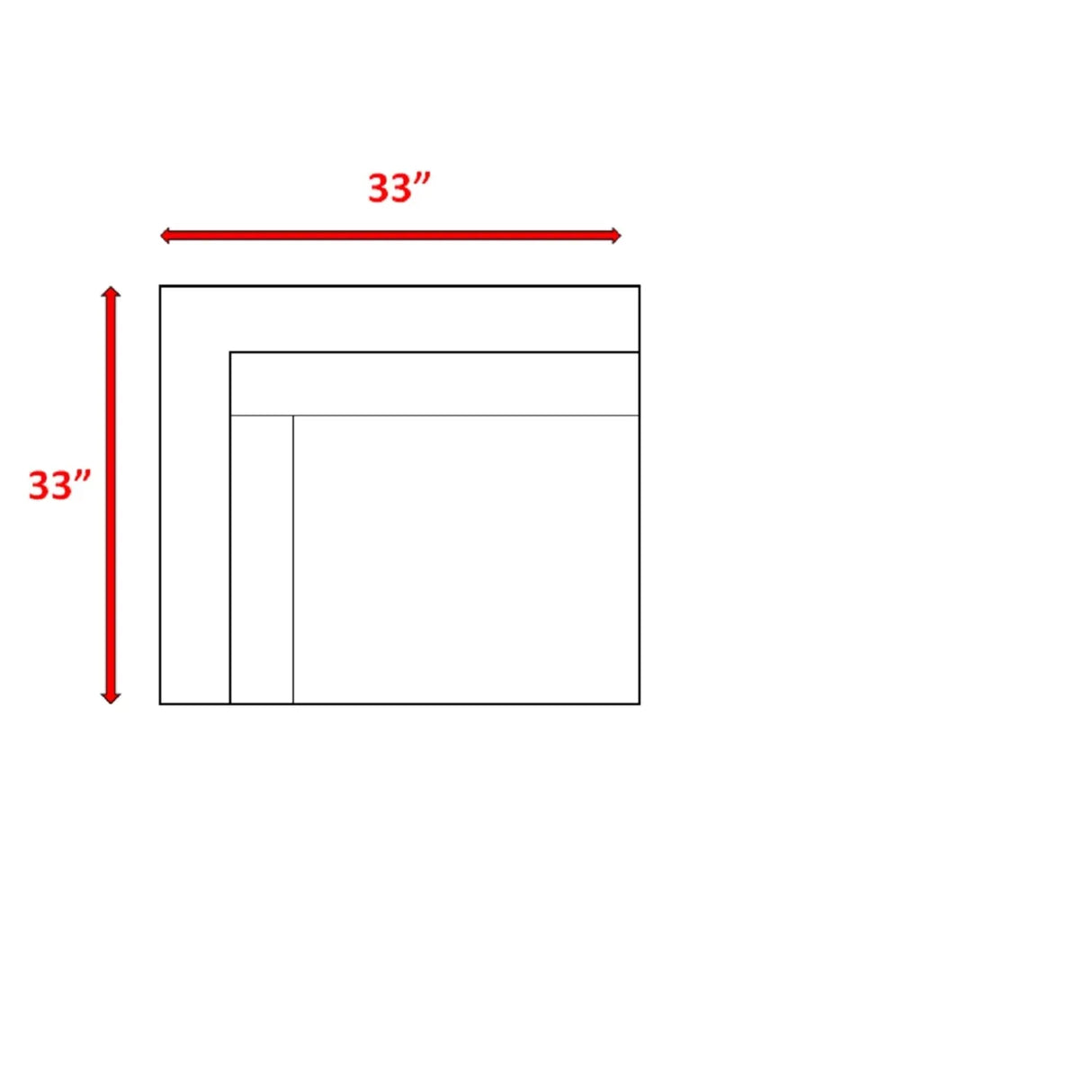 Outdoor 33-Inch Wicker Corner Wedge With Cushions - Omega Lifestyles