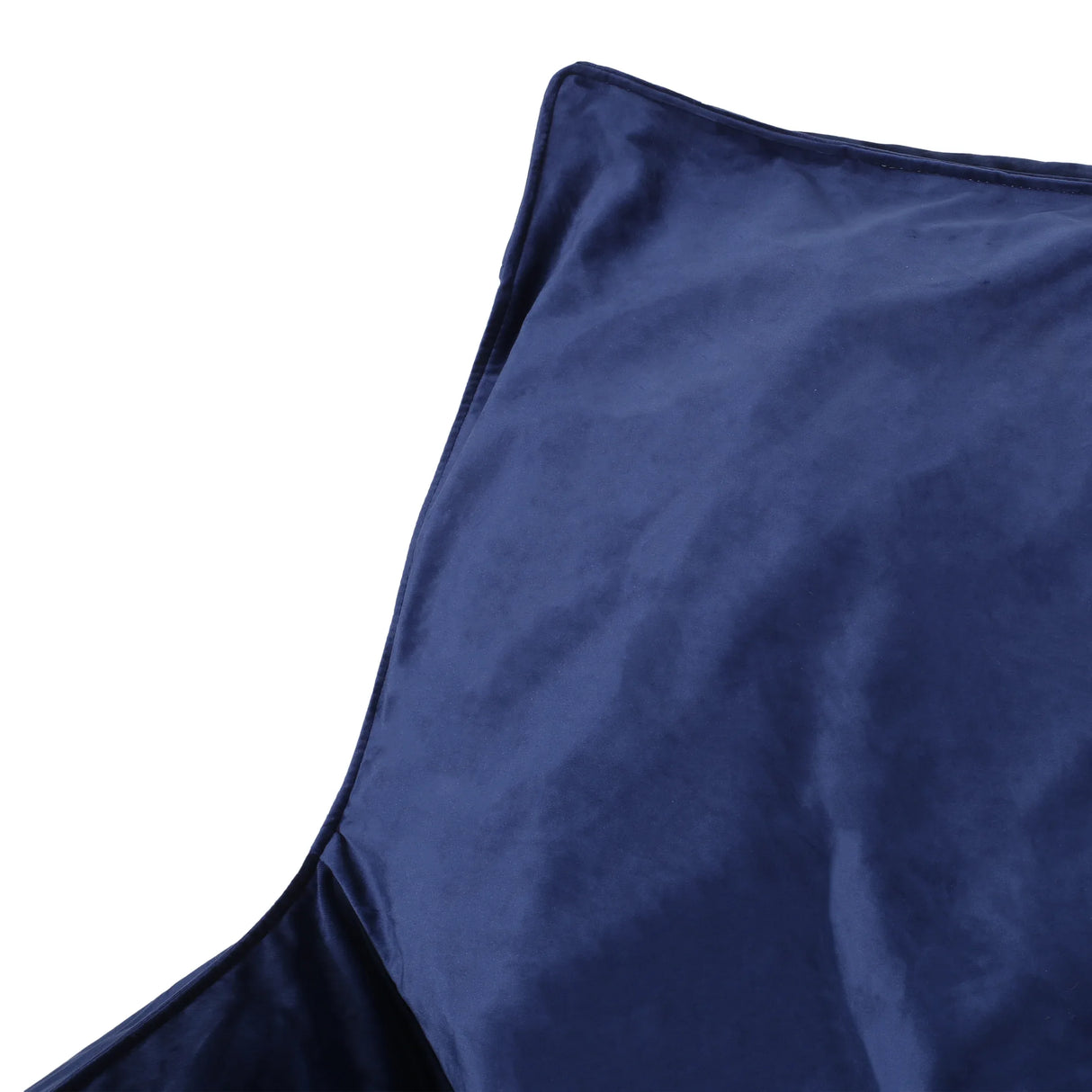Velveteen Foam-Filled Armrest Bean Bag Chair - Omega Lifestyles
