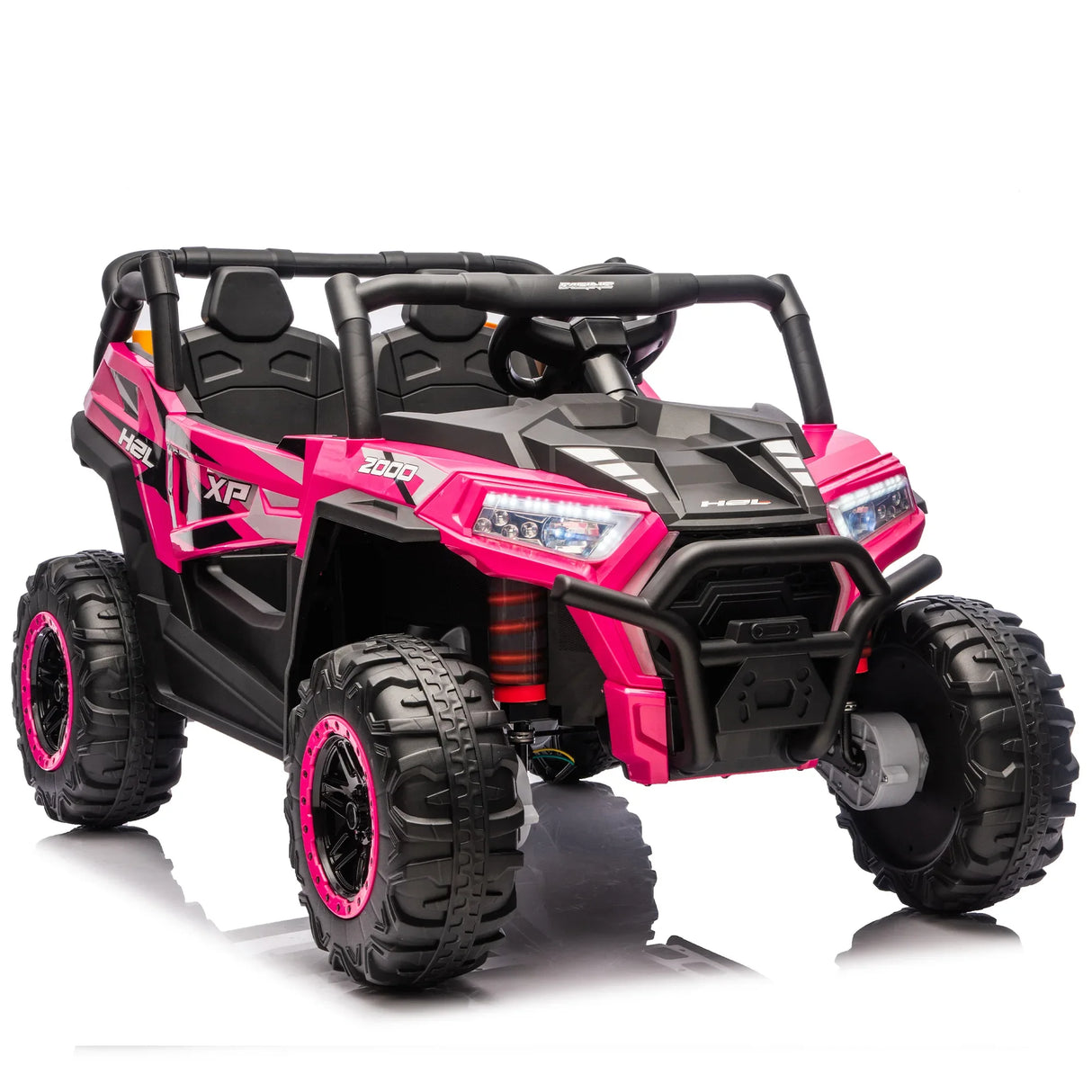 24V Dual-Seat Kids Ride-On UTV With Remote Control - Omega Lifestyles