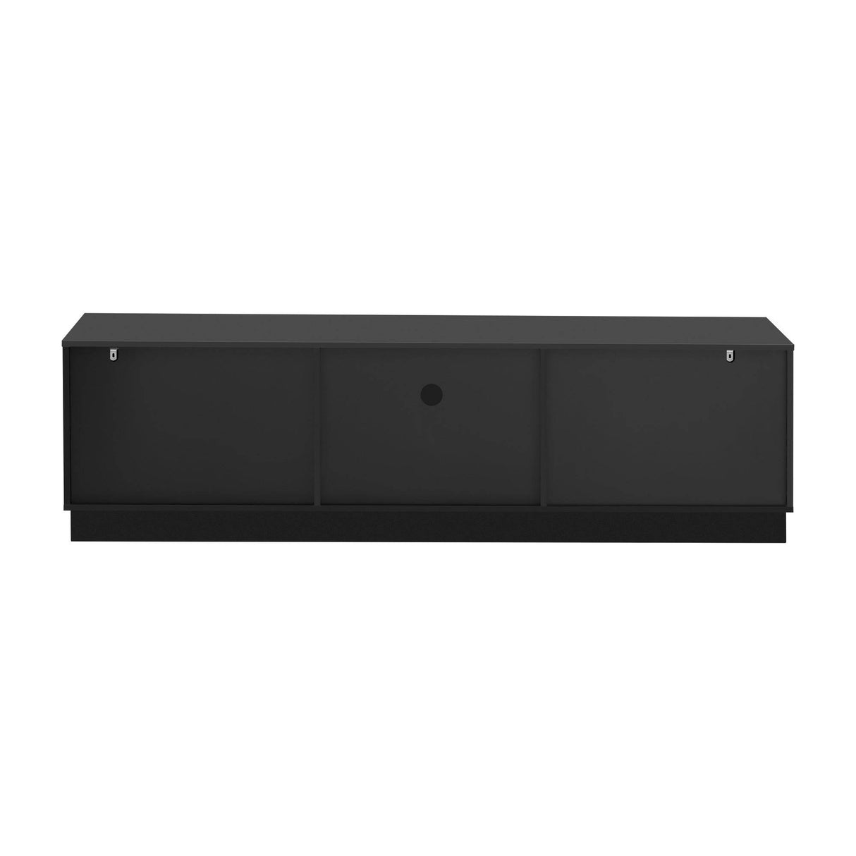 Modern Minimalist Black MDF TV Stand With Storage - Sleep Galleria