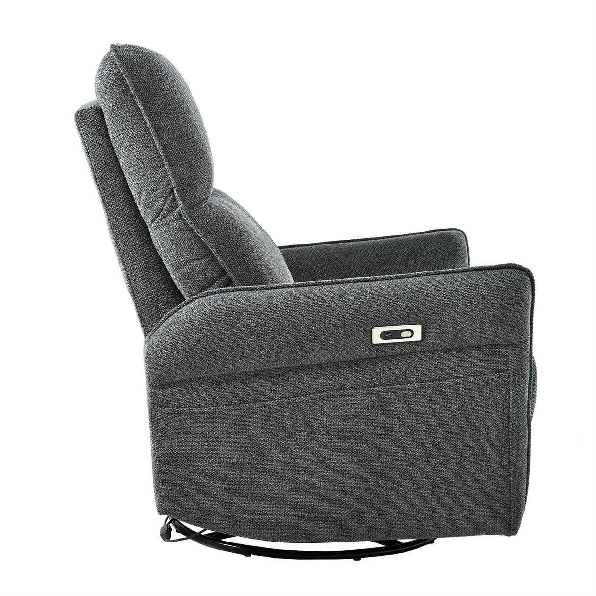 Power Swivel Rocker Recliner Chair With USB Ports - Omega Lifestyles