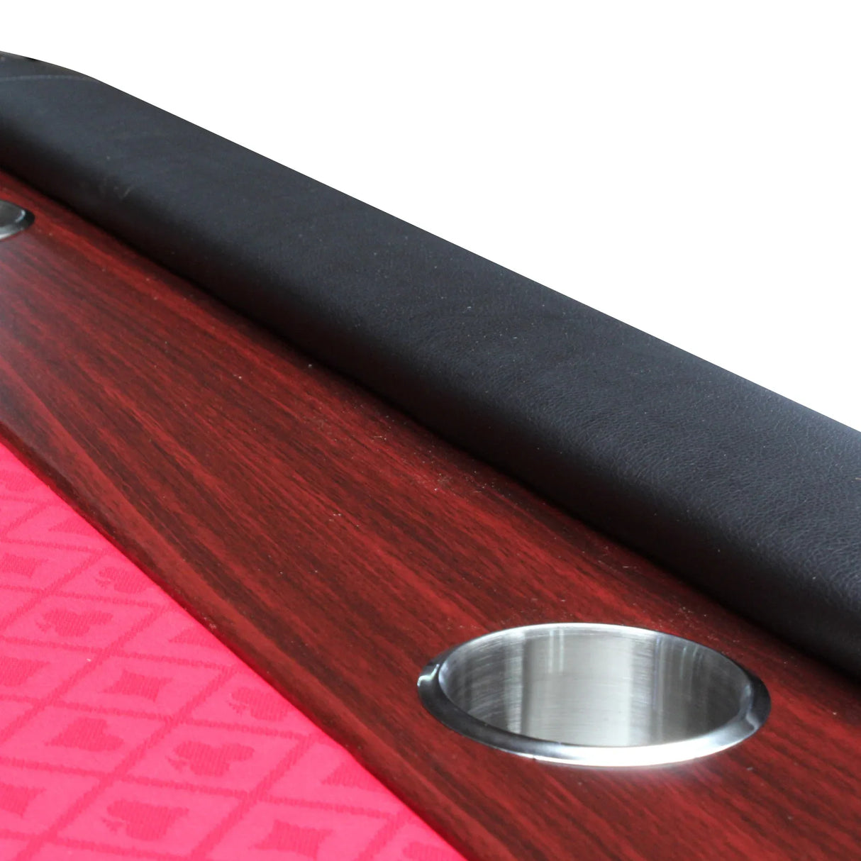 Foldable Modern 96-Inch Wood Racetrack Poker Table - Omega Lifestyles