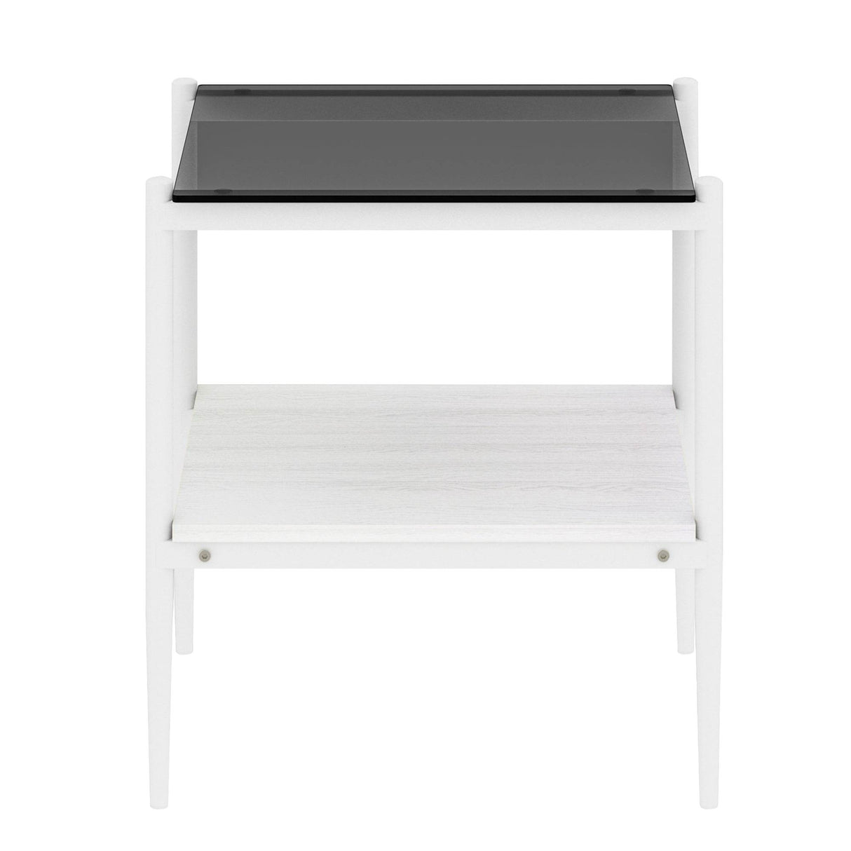 Set Of 3 Modern Tempered Glass Coffee End Tables - Sleep Galleria