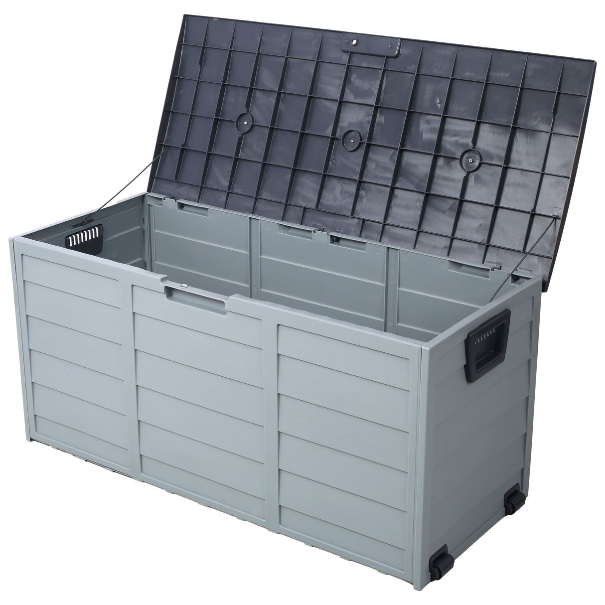 75 Gallon Weather-Resistant Outdoor Plastic Deck Box Storage