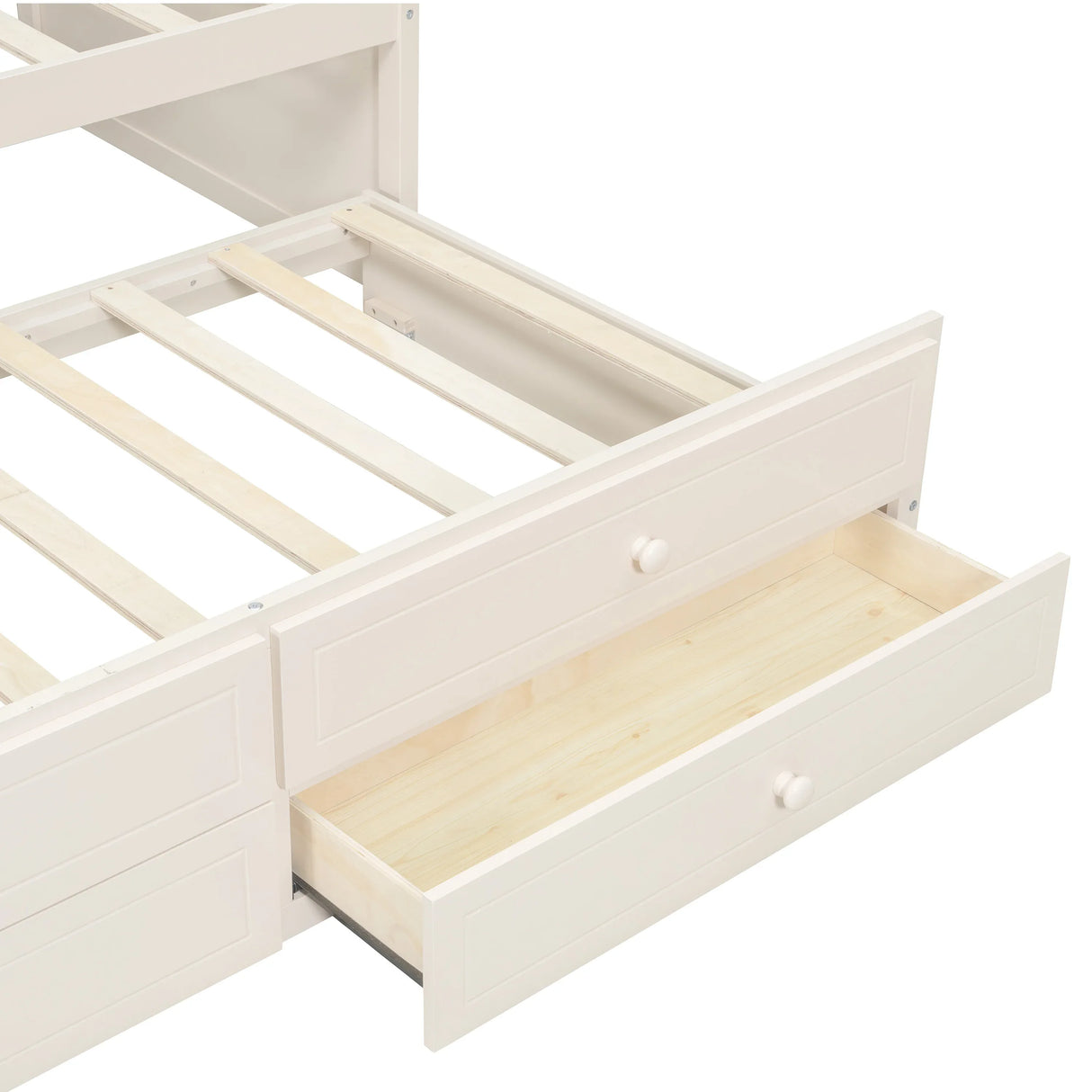 Twin Daybed With Pull-Out Trundle And Storage Drawers - Omega Lifestyles