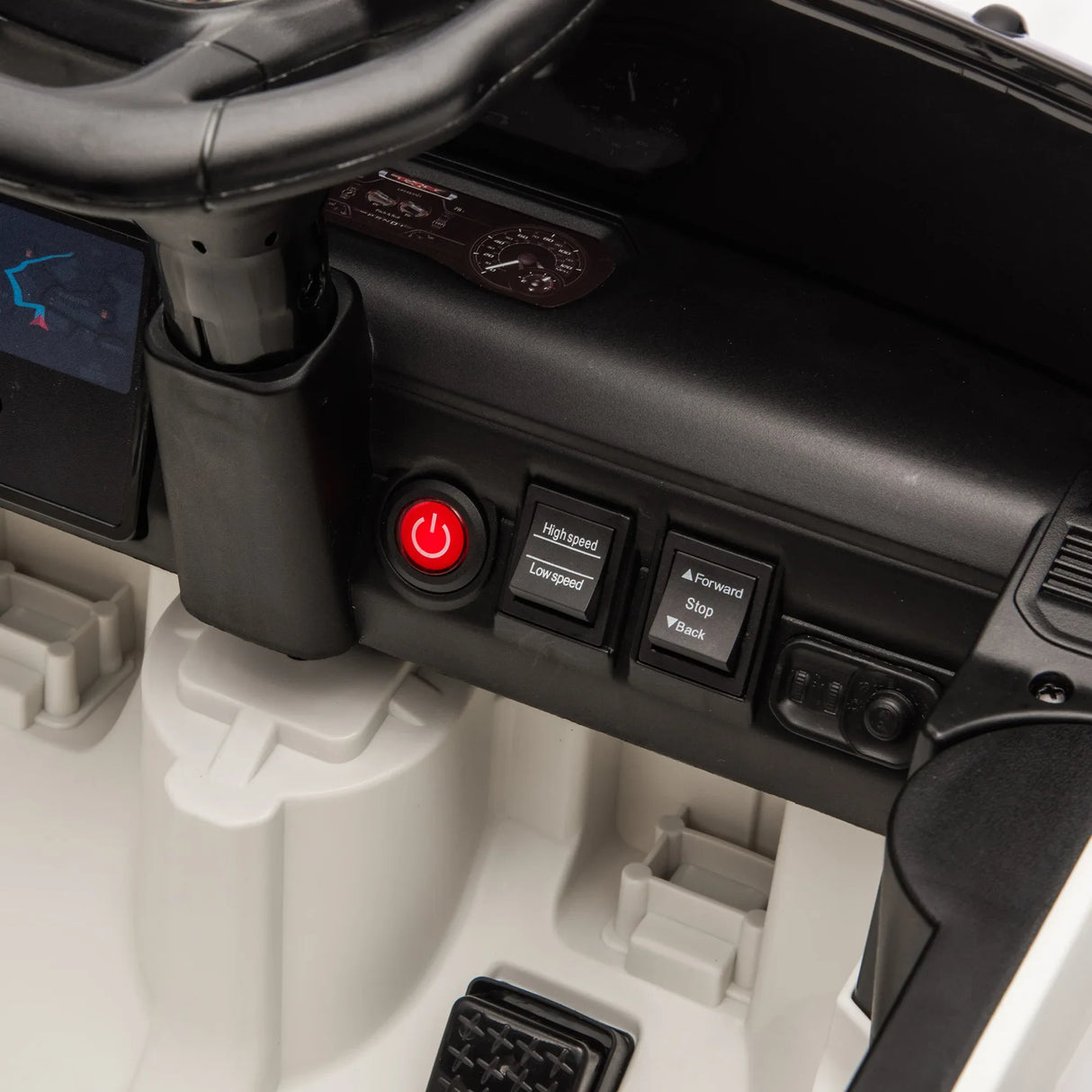 Licensed Dodge RAM 3500 12V Dual Motor Kids Ride-On Truck - Omega Lifestyles