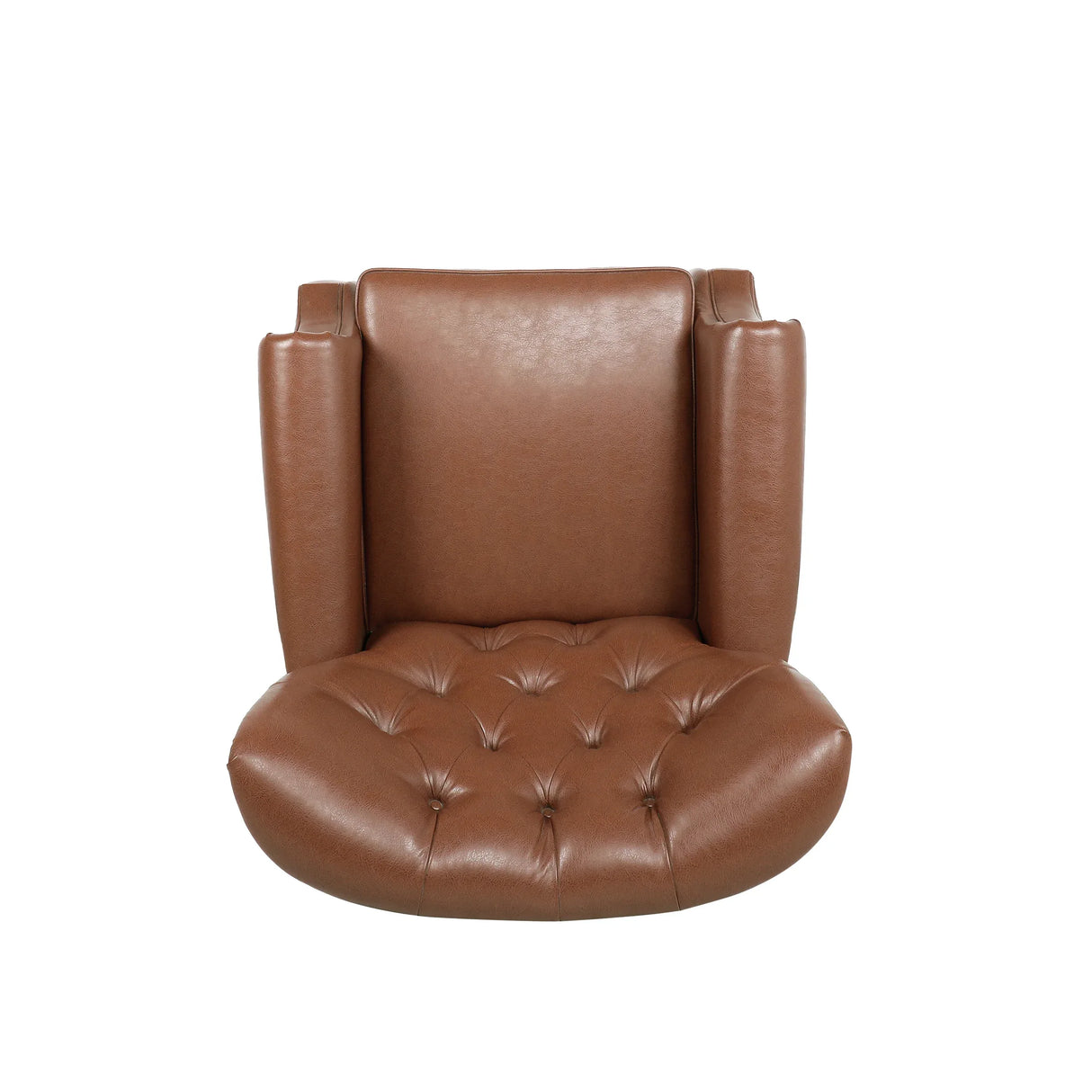 Contemporary Tufted Pushback Recliner With Nailhead Accents - Omega Lifestyles
