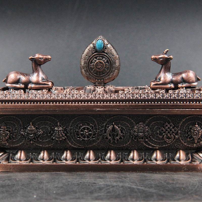 Antique Bronze Decorative Alloy Incense Burner - Sleep Galleria