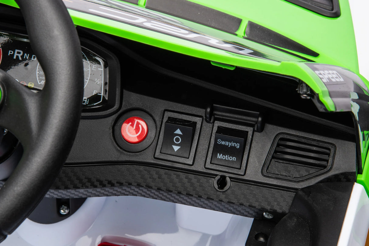 Kids Ride On Car With Bluetooth Remote Control and Lights - Omega Lifestyles