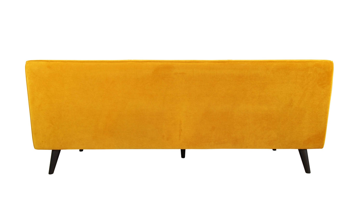 Upholstered Modern Yellow Living Room Sofa - Omega Lifestyles