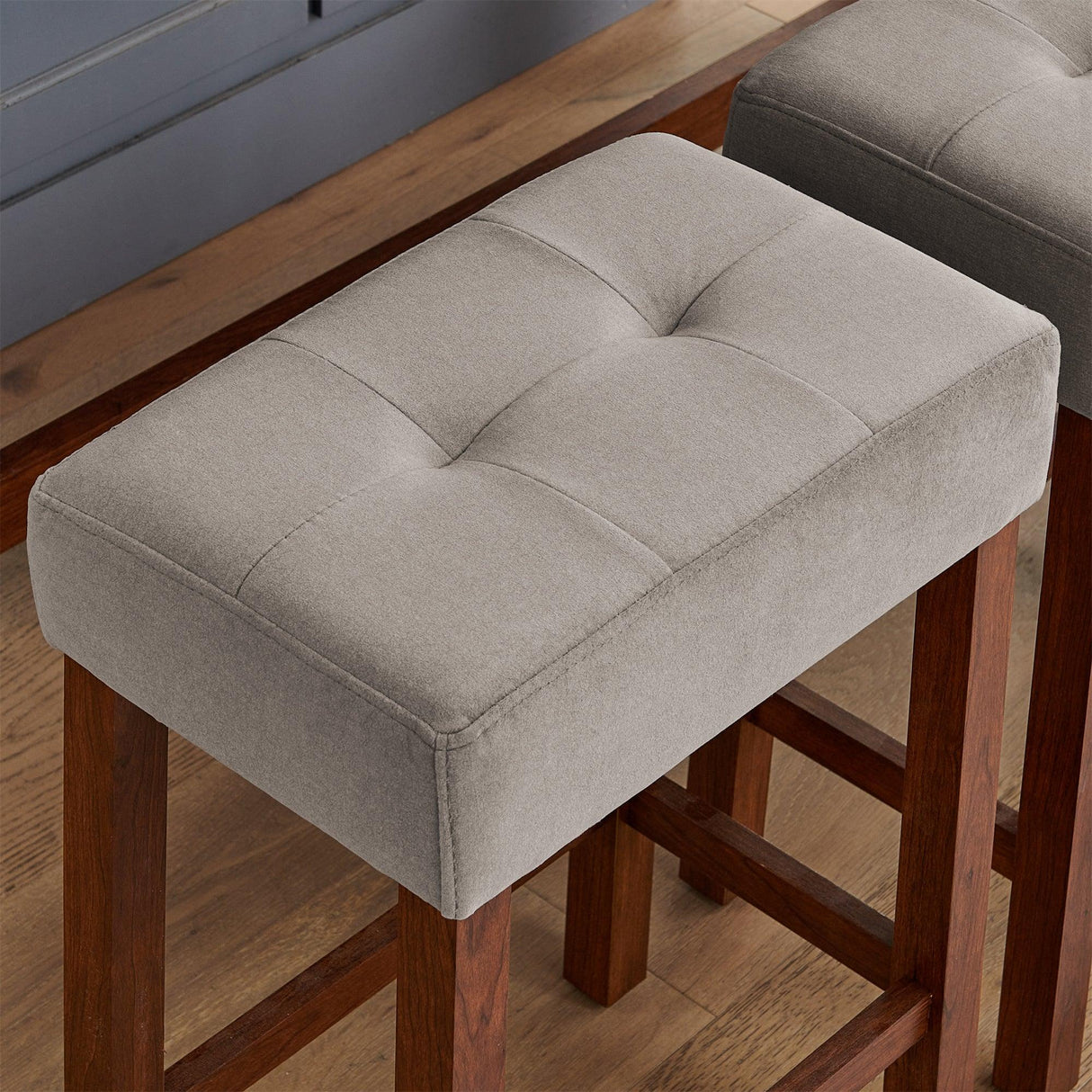 4-Piece Cherry Wood Bar Table Set With Power Outlets - Omega Lifestyles