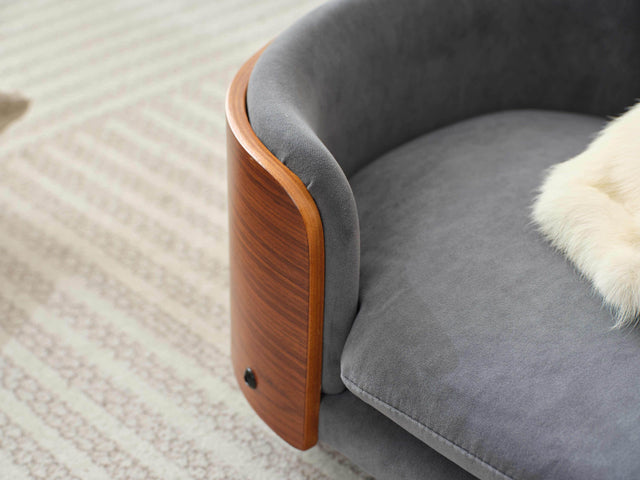 Orthopedic Scandinavian Solid Wood Elevated Dog Bed - Omega Lifestyles