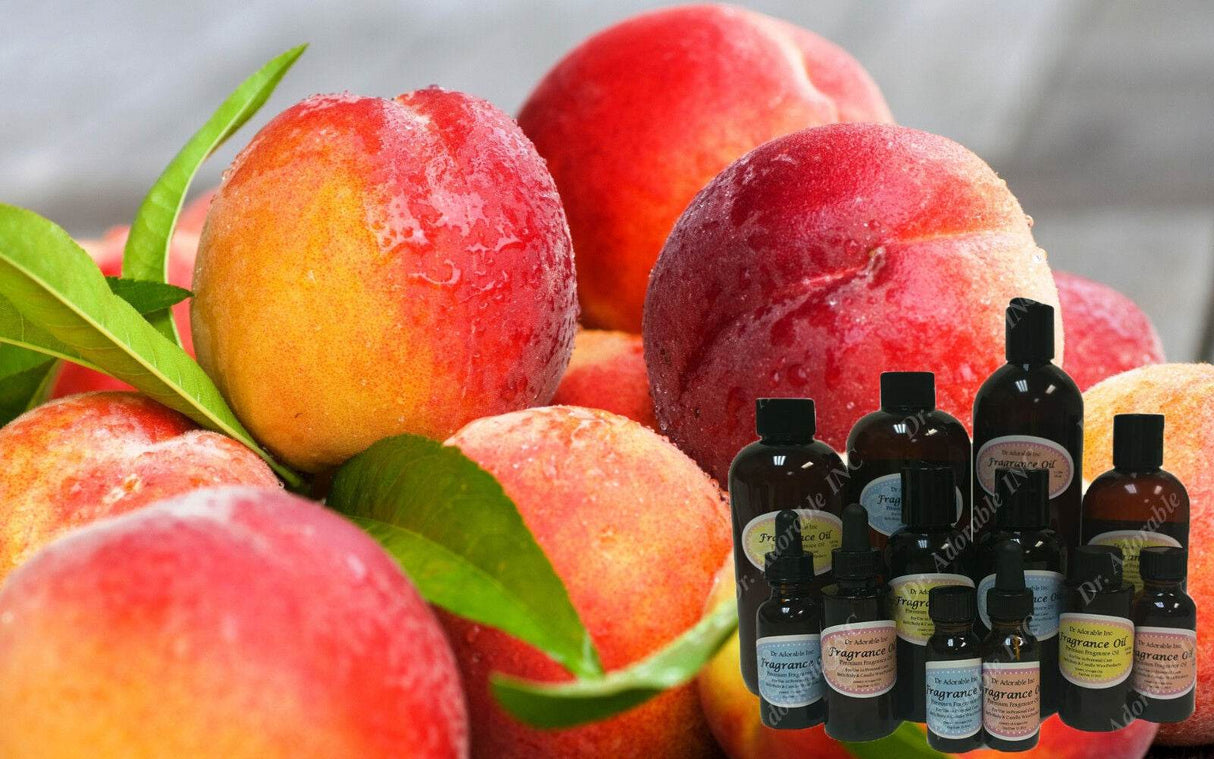 ORCHARD PEACH PURE FRAGRANCE OIL 0.6Oz 1Oz 2 Oz up to 16Oz Free Shipping!!!