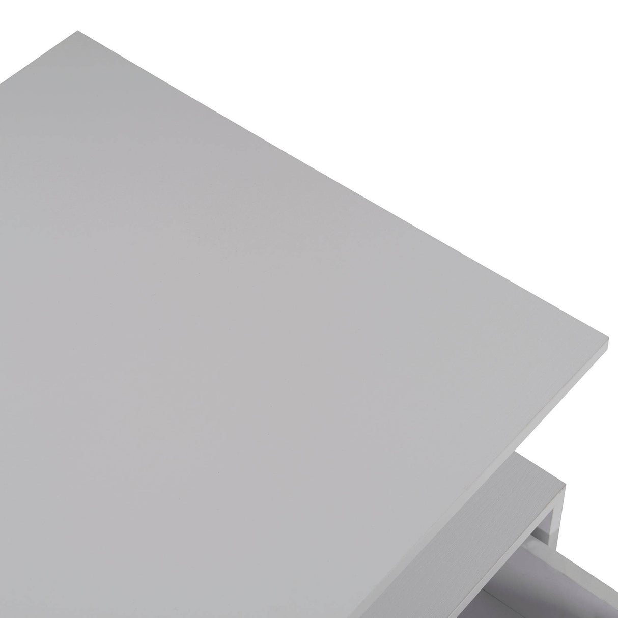 Modern White LED Lighting Coffee Table With Drawers - Sleep Galleria