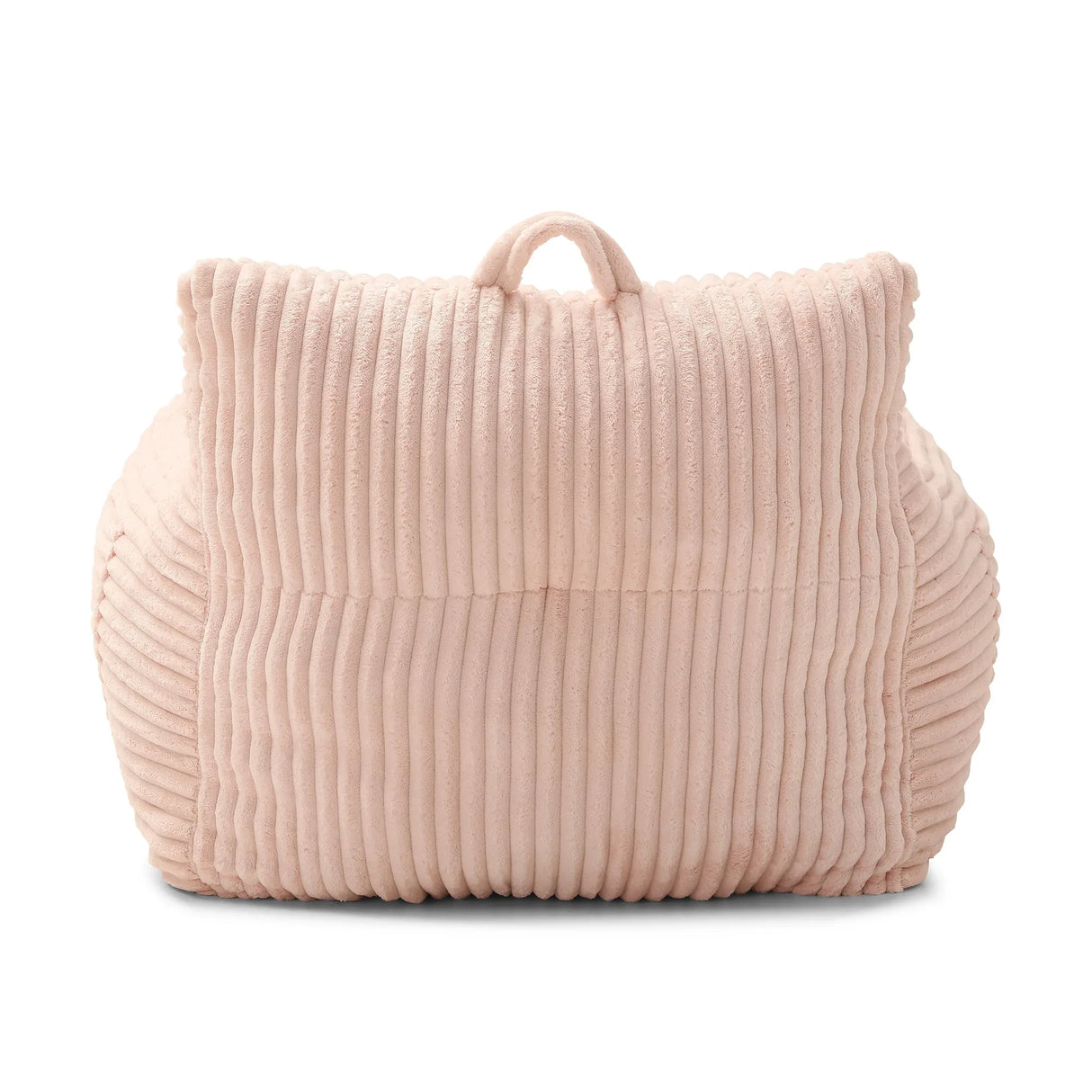 Giant Pink Corduroy Shredded Foam Bean Bag Chair - Omega Lifestyles