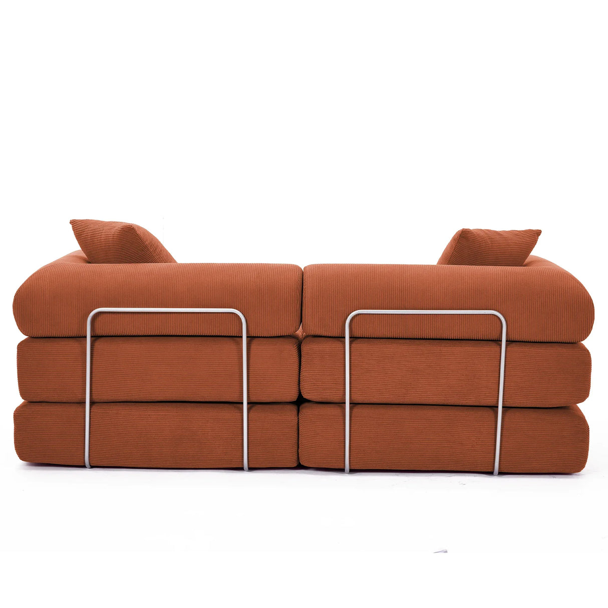 Modular Folding Convertible Corduroy Sofa Bed - Omega Lifestyles