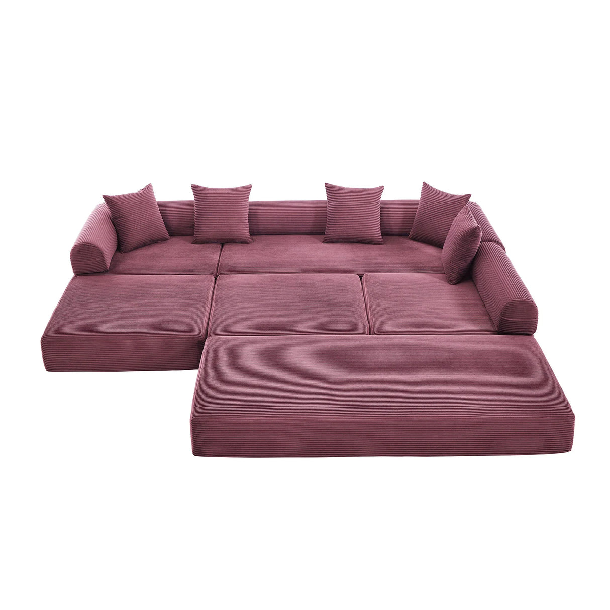 Convertible Corduroy Folding Memory Foam Sofa Bed - Omega Lifestyles