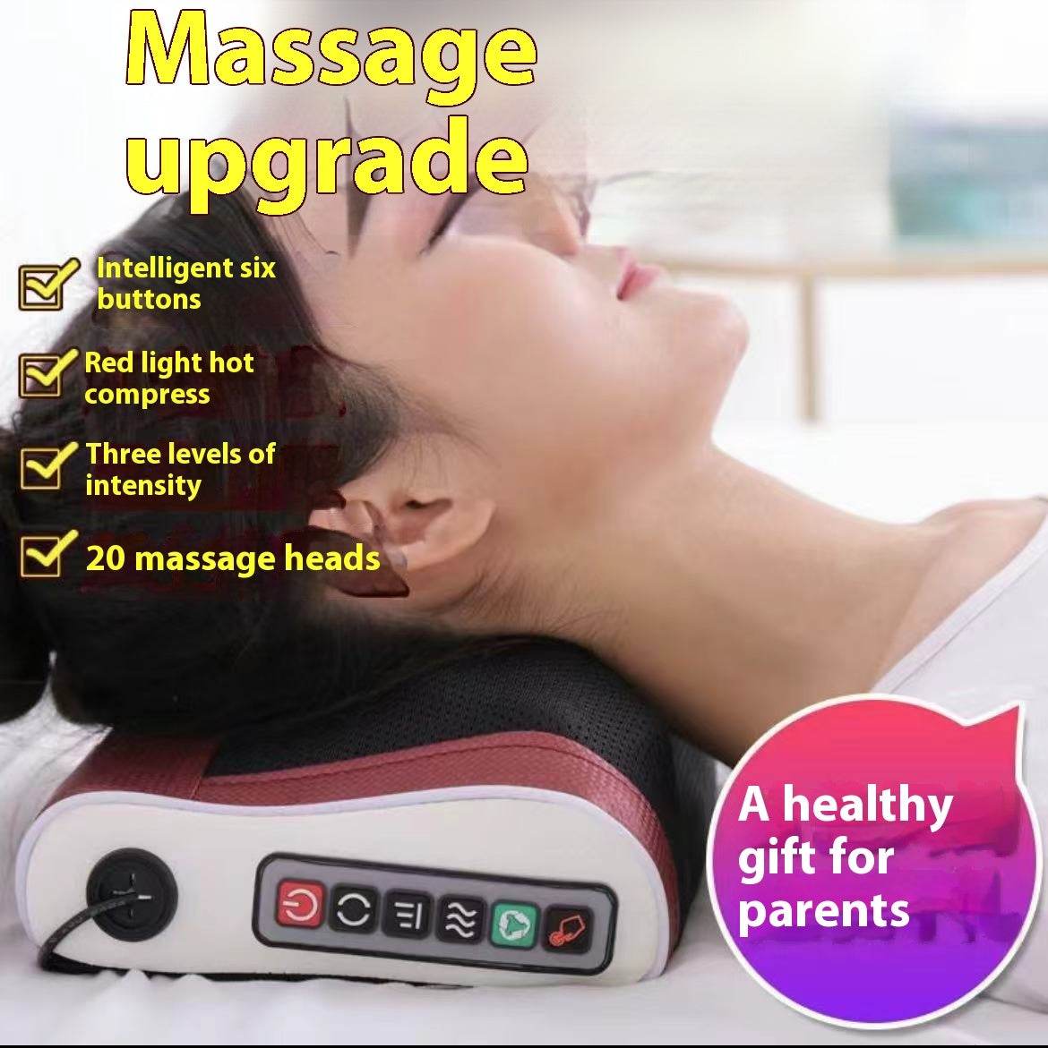 Multifunctional PU Leather Plug-In Waist Massage Device - Sleep Galleria