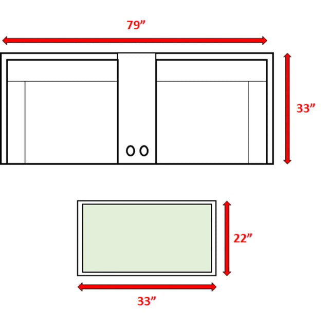 All-Weather Wicker 2-Person Outdoor Sectional Seating Group - Omega Lifestyles